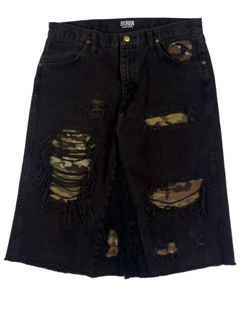 "Stealth" Denim Jorts