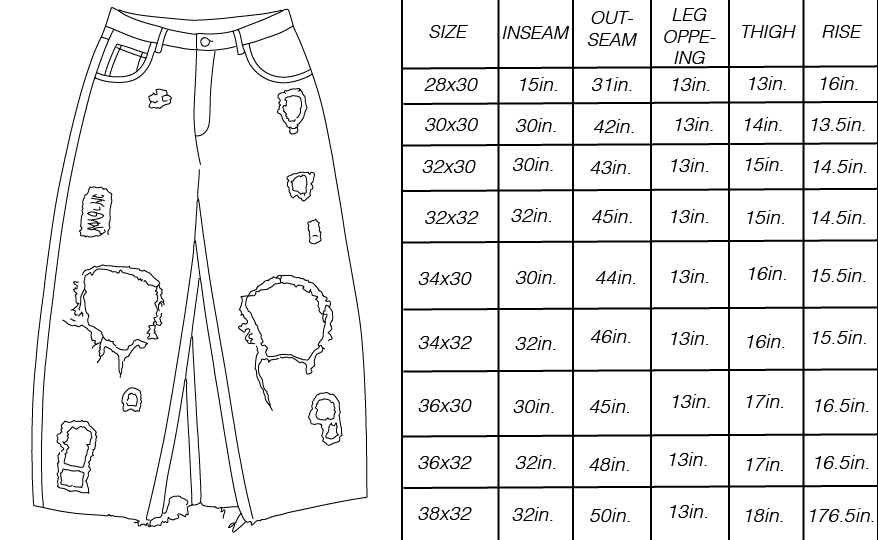 "Boro" Jeans